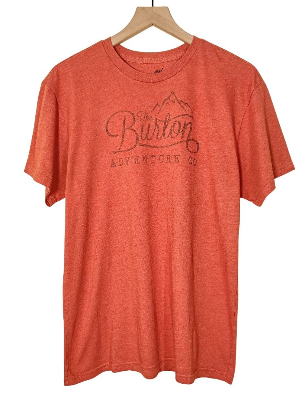Mountain Dew Mens T-Shirt Burton Adventure Co x Mtn Dew Orange Jersey Size L  MS